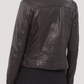 Classics Front Pocket Brown Leather Jacket