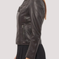 Classics Front Pocket Brown Leather Jacket