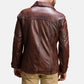 Vincent Alley Brown Leather Jacket